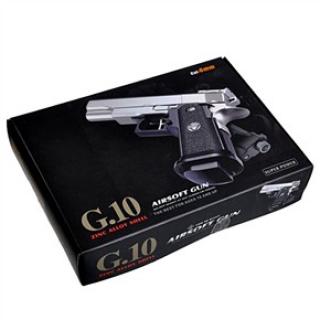 G.10 6MM Mini Simulated Airsoft Metallic Gun BB Pistol Gun Toy-4